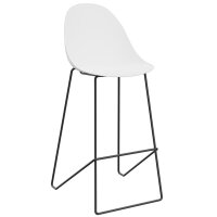 PAPERFLOW Chaise de bar VOID, set de 2, noir