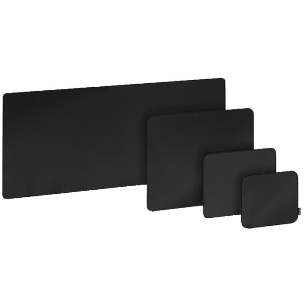 LogiLink Gaming Maus Pad, vernähte Kanten, Grösse L, schwarz