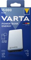 VARTA Mobiler Zusatzakku Power Bank Energy 15000, weiss