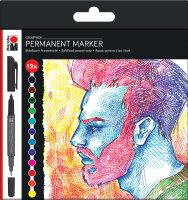 Marabu Permanent-Marker Graphix "SIGNIFICANT",...