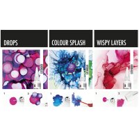 Marabu Encre permanente Alcohol Ink, 20 ml, cerise