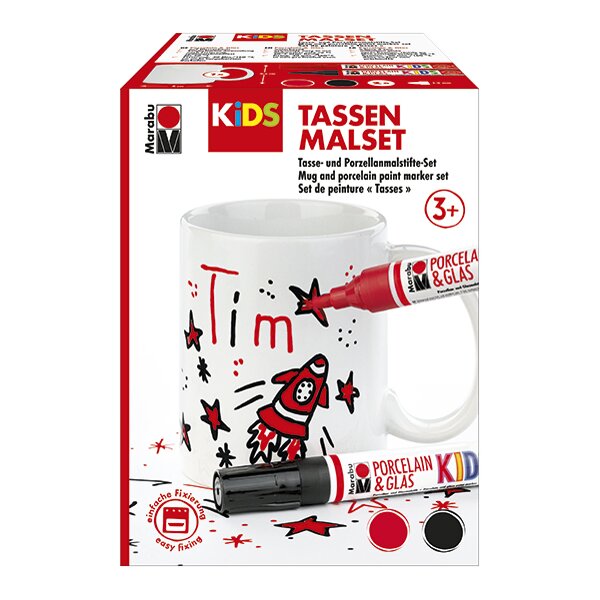 Marabu KiDS Kit de peinture Mug TIM
