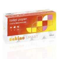 Satino Smart Toilettenpapier Recycling 2-lagig weiss - 1...