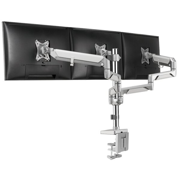 LogiLink Dreifach-Monitorarm, Arml&auml;nge: 748 mm, silber