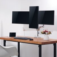 LogiLink Dreifach-Monitorarm, Armlänge: 748 mm, silber
