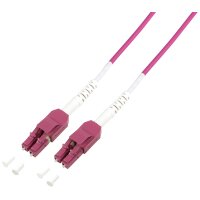 LogiLink Uniboot LWL Patchkabel, 2x LC-Duplex, OM4, 3,0 m