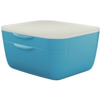 LEITZ Schubladenbox Cosy, 2 Schübe, grau hellgrau