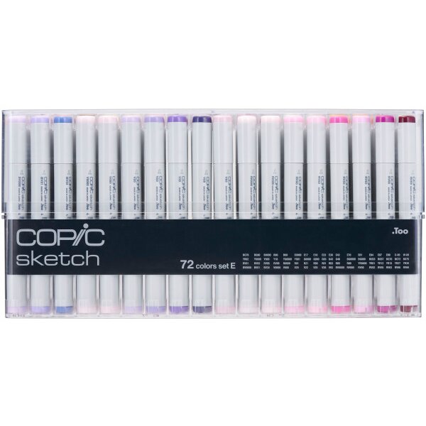 COPIC Marker Sketch 21075159 Set E, 72 Stück