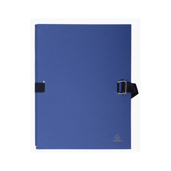 EXACOMPTA Chemise à dos extensible, A4, carton, noir