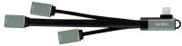 LogiLink Hub USB-C avec fiche coudée, 4 ports