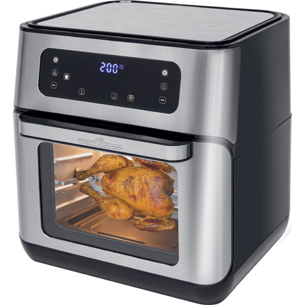 PROFI COOK Friteuse &agrave; air chaud PC-FR 1200 H, noir/gris