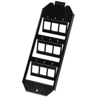 LogiLink Support triple dans le sol pour 9 embases Keystone