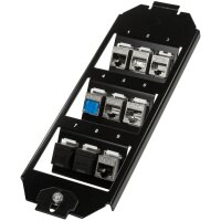 LogiLink Support triple dans le sol pour 9 embases Keystone