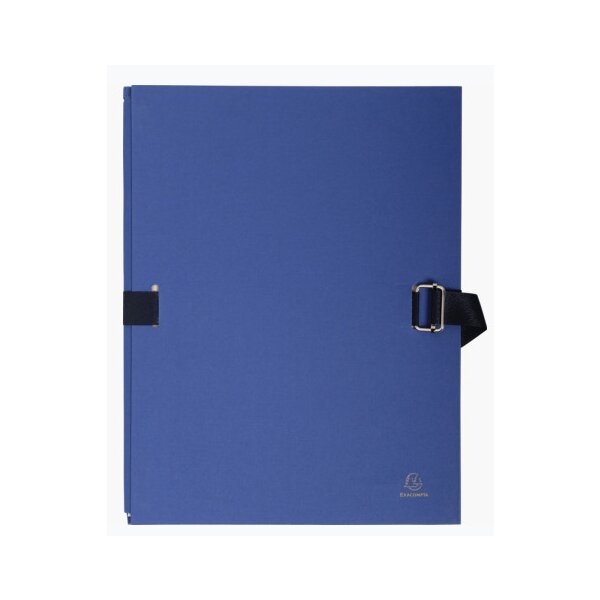 EXACOMPTA Chemise à dos extensible, A4, carton, gris