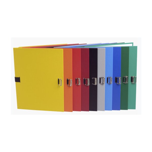 EXACOMPTA Chemise à dos extensible, A4, carton, gris