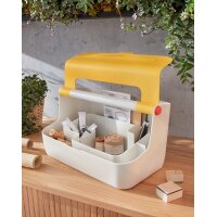 LEITZ Mobile Aufbewahrungsbox Cosy, hellgrau gelb