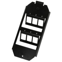 LogiLink Support triple dans le sol pour 6 embases Keystone