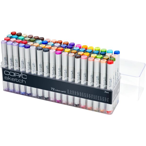 COPIC Marker Sketch 21075164 Set D, 72 pcs.