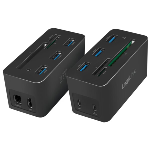 LogiLink Mini station daccueil USB 3.2 (Gen 1), 10 ports