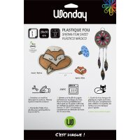Wonday Plastique fou, (L)200 x(H)300 mm, 3 feuilles