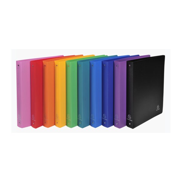 EXACOMPTA Ringbuch, 4 Ring-Mechanik, DIN A4, blau