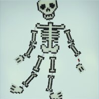 Hama Perles à repasser midi, sachet, vert fluorescent