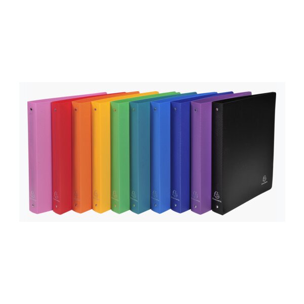 EXACOMPTA Ringbuch, 4 Ring-Mechanik, DIN A4, grün