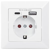 DIGITUS Sicherheits-Steckdose für Unterputzmontage,...