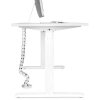 DIGITUS Kabelmanagement Kabelschlange, Farbe: silber