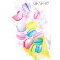 Marabu Feutre aquarellable Pen Graphix ICE ICE BABY, étui