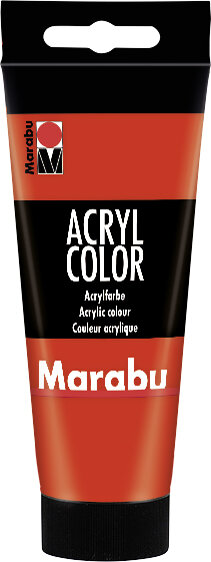 Marabu Acrylfarbe Acryl Color, 100 ml, metallic-weiss 770