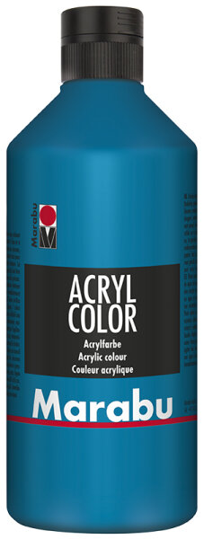 Marabu Peinture acrylique Acryl Color, 500 ml, bleu foncé053