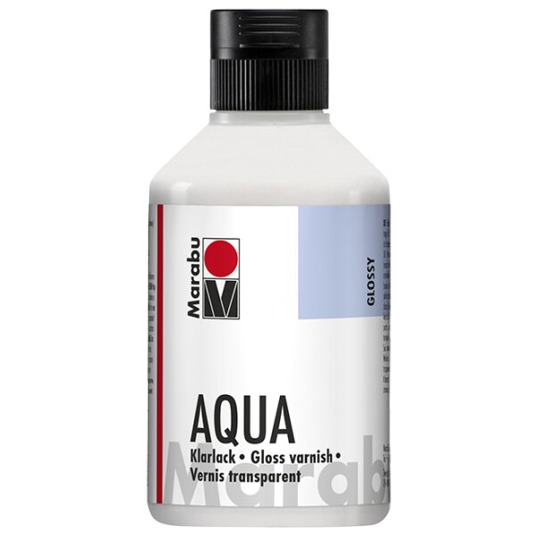 Marabu Acryllack Klarlack AQUA, transparent-glänzend, 500 ml