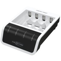 ANSMANN Schnell-Ladegerät Comfort Smart inkl. 4 Akkus