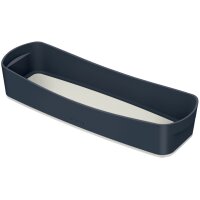 LEITZ Bac de rangement My Box Cosy, long, gris