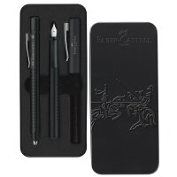 FABER-CASTELL Schreibgeräte-Set GRIP 2011, schwarz