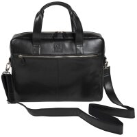 EXACOMPTA Sacoche ordinateur EXACTIVE, cuir, noir