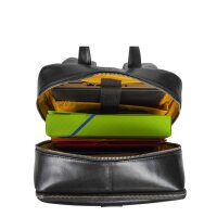 EXACOMPTA Sac à dos ordinateur EXACTIVE, cuir, noir