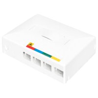 DIGITUS Boîtier vide FTTX pour 4 x couplages SC SX...