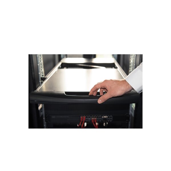 DIGITUS 19" Modulare Konsole, mit KVM-Switch 1-Port