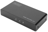 DIGITUS 4K HDMI Splitter, 2-fach, mit Downscaler, schwarz