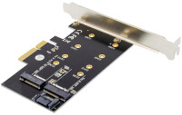 DIGITUS M.2 NGFF NVMe SSD PCI Express 3.0 (x4) Add-On Karte