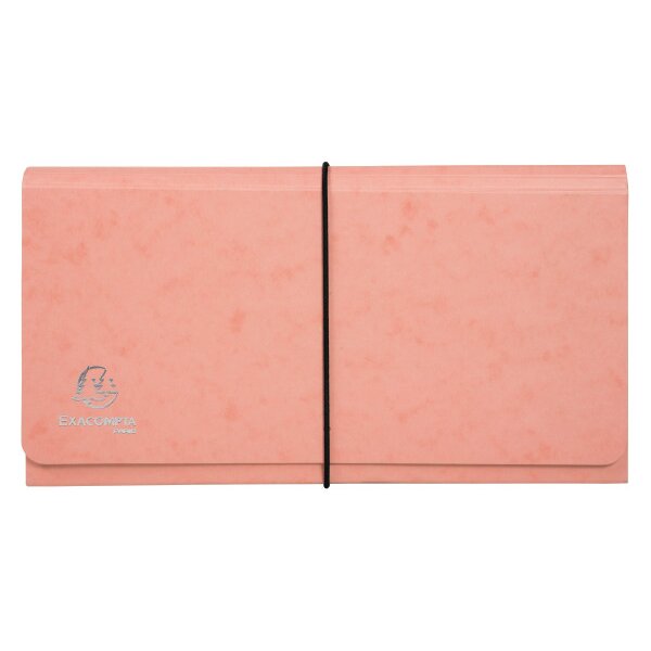 EXACOMPTA Fächermappe Aquarel 26x13cm 58660E ass. 6-teilig