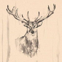 PAPSTAR Serviettes à motif Deer, 330 x 330 mm,...