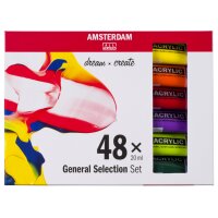 ROYAL TALENS Acrylfarbe AMSTERDAM General Selection, 48x20ml