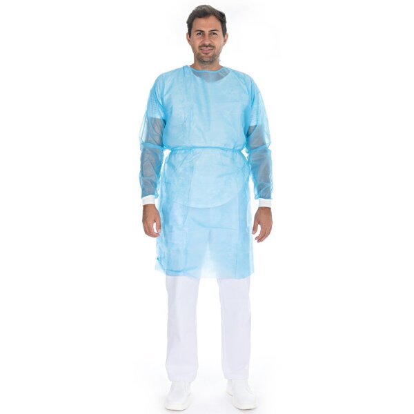 HYGOSTAR Sur-blouse en PP pour visiteurs/patients/personnel