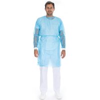 HYGOSTAR Sur-blouse en PP pour visiteurs/patients/personnel