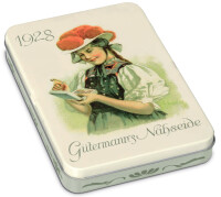 Gütermann Nähgarn in Nostalgie-Box "Starke Farben", 8 Spulen