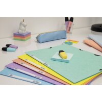 EXACOMPTA Eckspannermappe Aquarel, A4, Karton, korallenrot