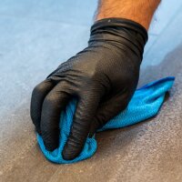 HYGOSTAR Nitril-Handschuh "POWER GRIP", M, schwarz